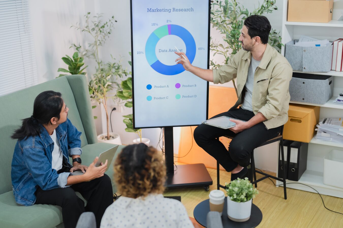 Market research text analytics journey insights hub case study header