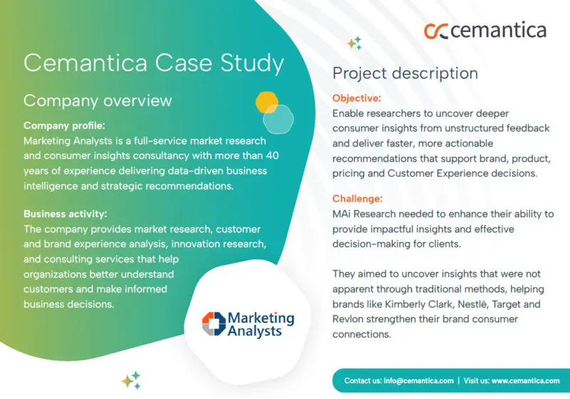 Cemantica Case Study Marketing Analysts Deliver Deeper Consumer Understanding with Journey Insights Hub thumbnail