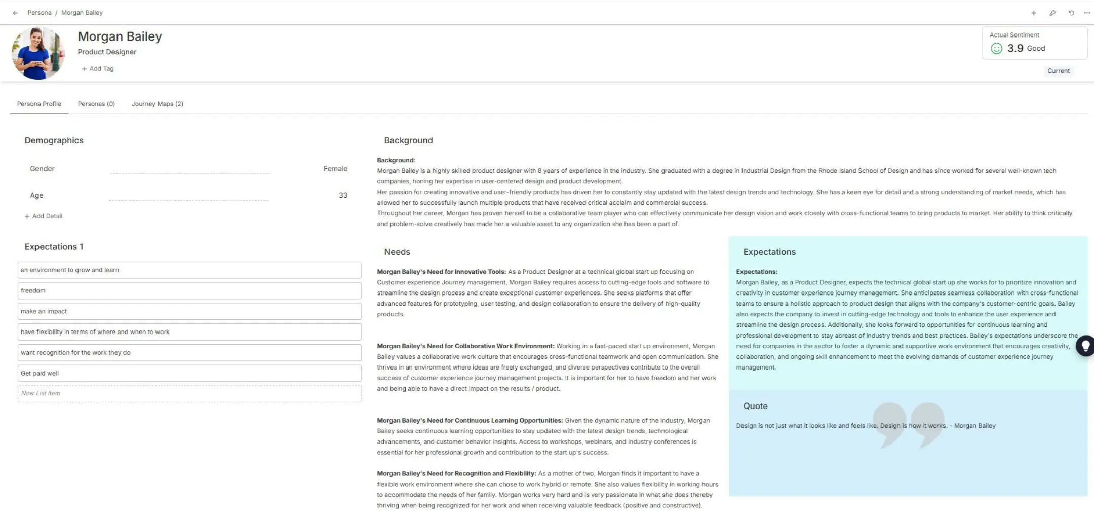 Hr director blog persona