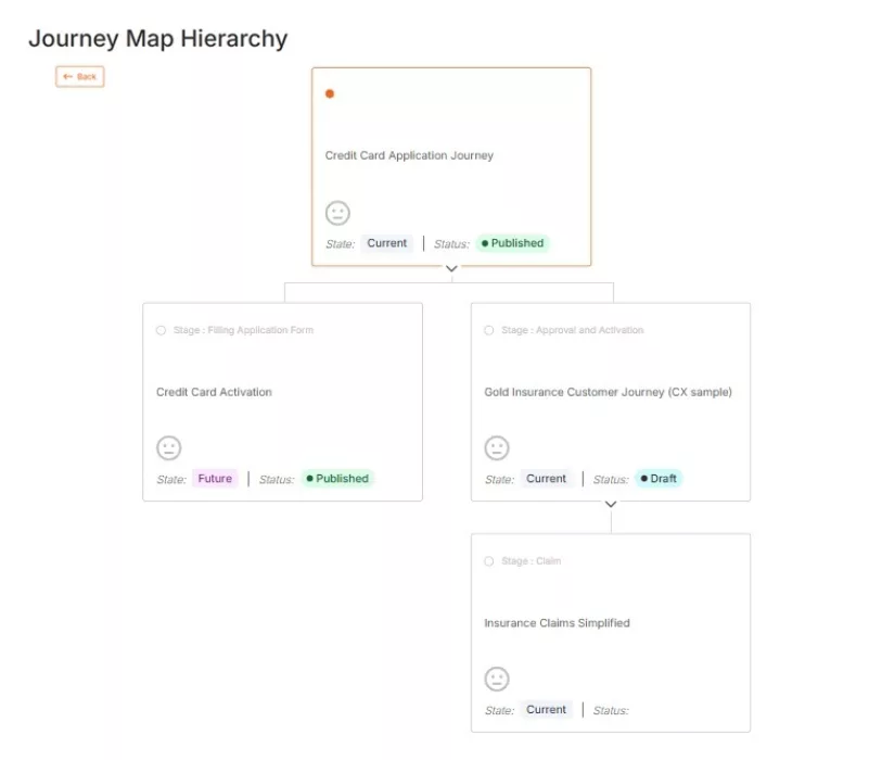 Insurance Hierarchy Journey Maps