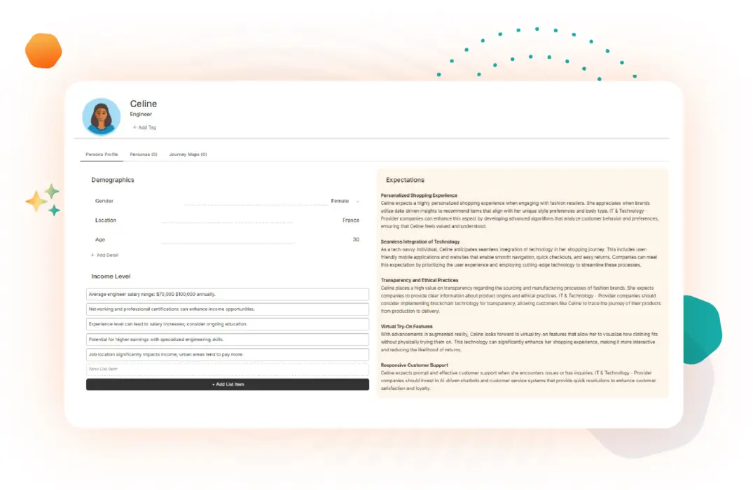 Retail Persona example