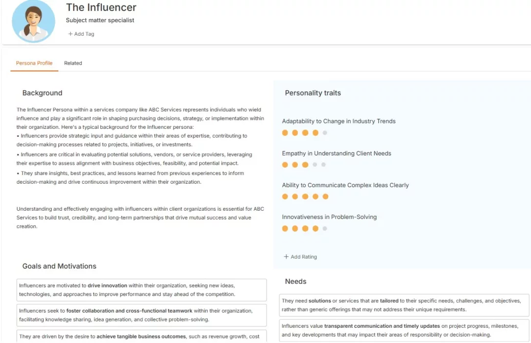 Managed Services Influencer Persona