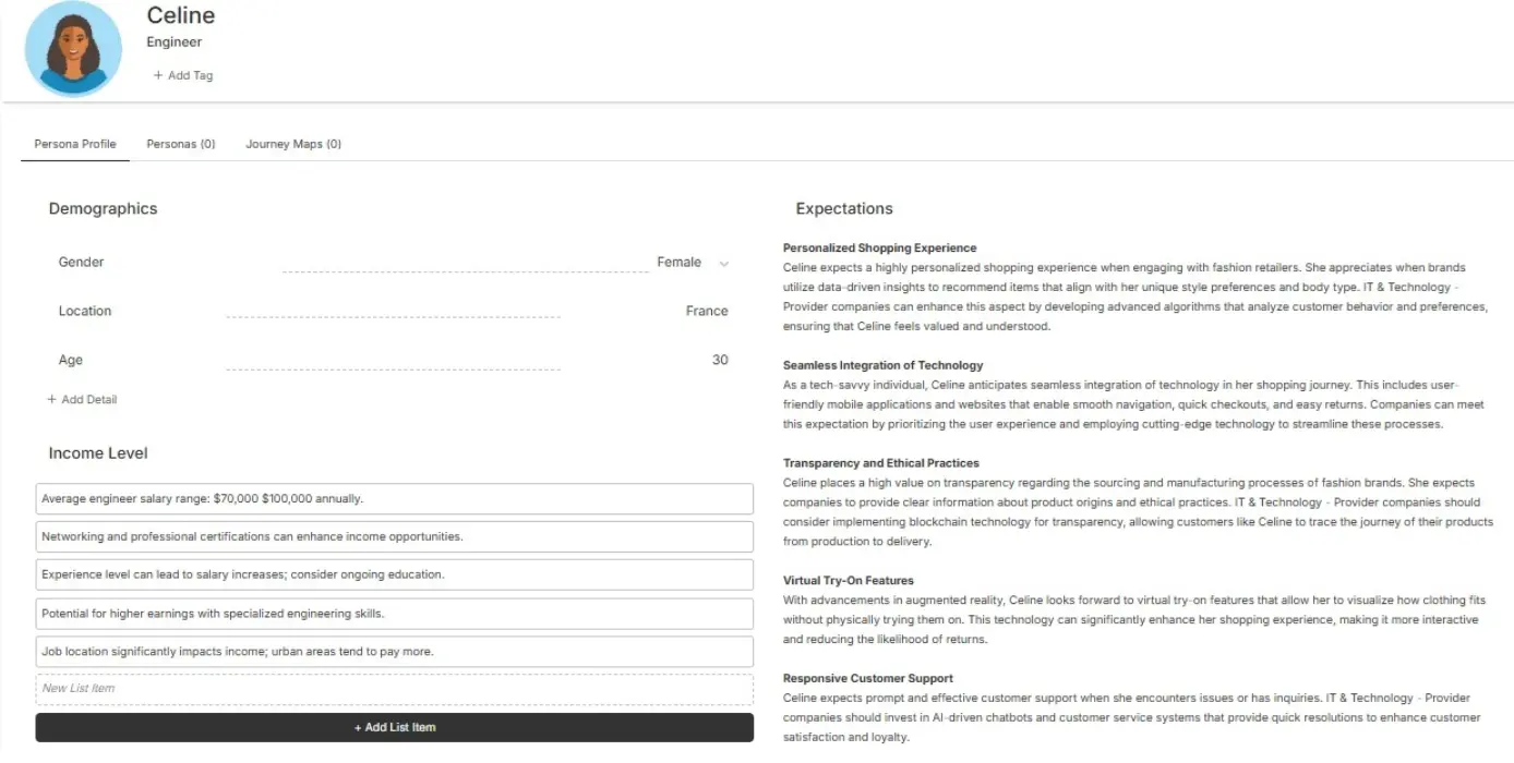 Persona template examples blog retail persona